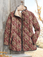 Taylor | Retro Floral Print Women's Jacket