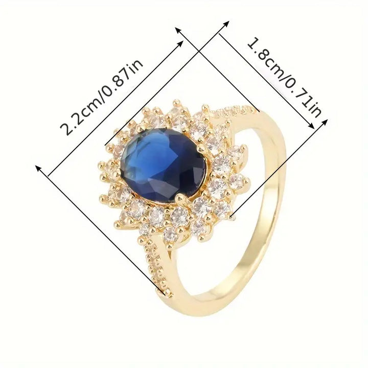 Vionne Saphirae Ring | White Gold