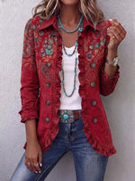 Orsola | Bohemian Paisley Ruffle Jacket